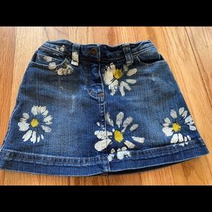 Dolce and Gabbana girl denim skirt